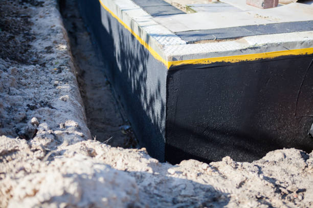 Residential Waterproofing installation at a Garden City, SC home by SJ Waterproofing Pros