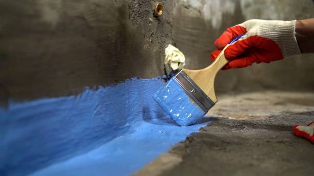 Commercial Waterproofing project at a Garden City, SC business property by SJ Waterproofing Pros